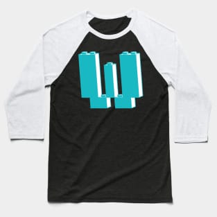 THE LETTER W, Customize My Minifig Baseball T-Shirt